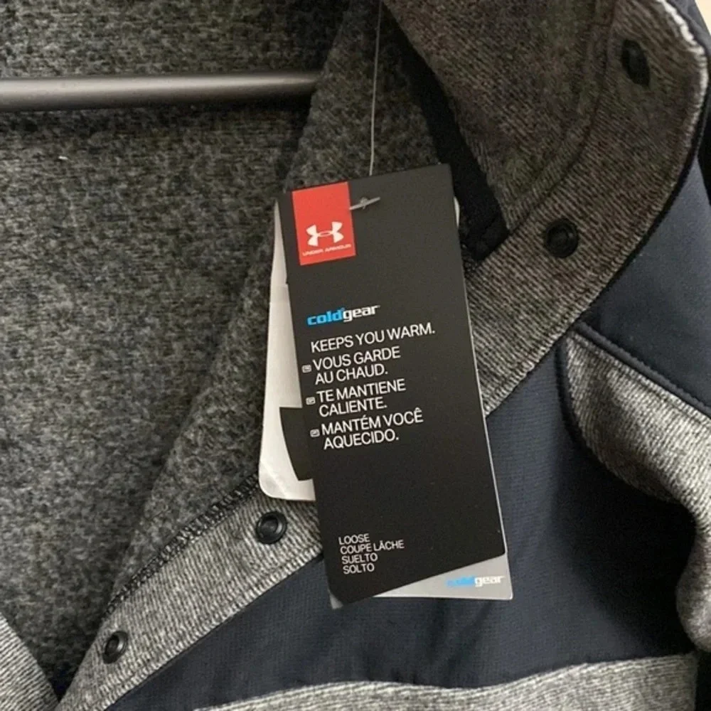 NWT Under Armour Kids Phenom Fleece 1/2 Snap Pullover YL
